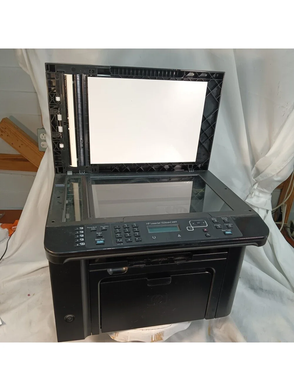 HP LaserJet M1536dnf MFP All-In-One Monochrome Laser Printer Scan Copy Fax Used